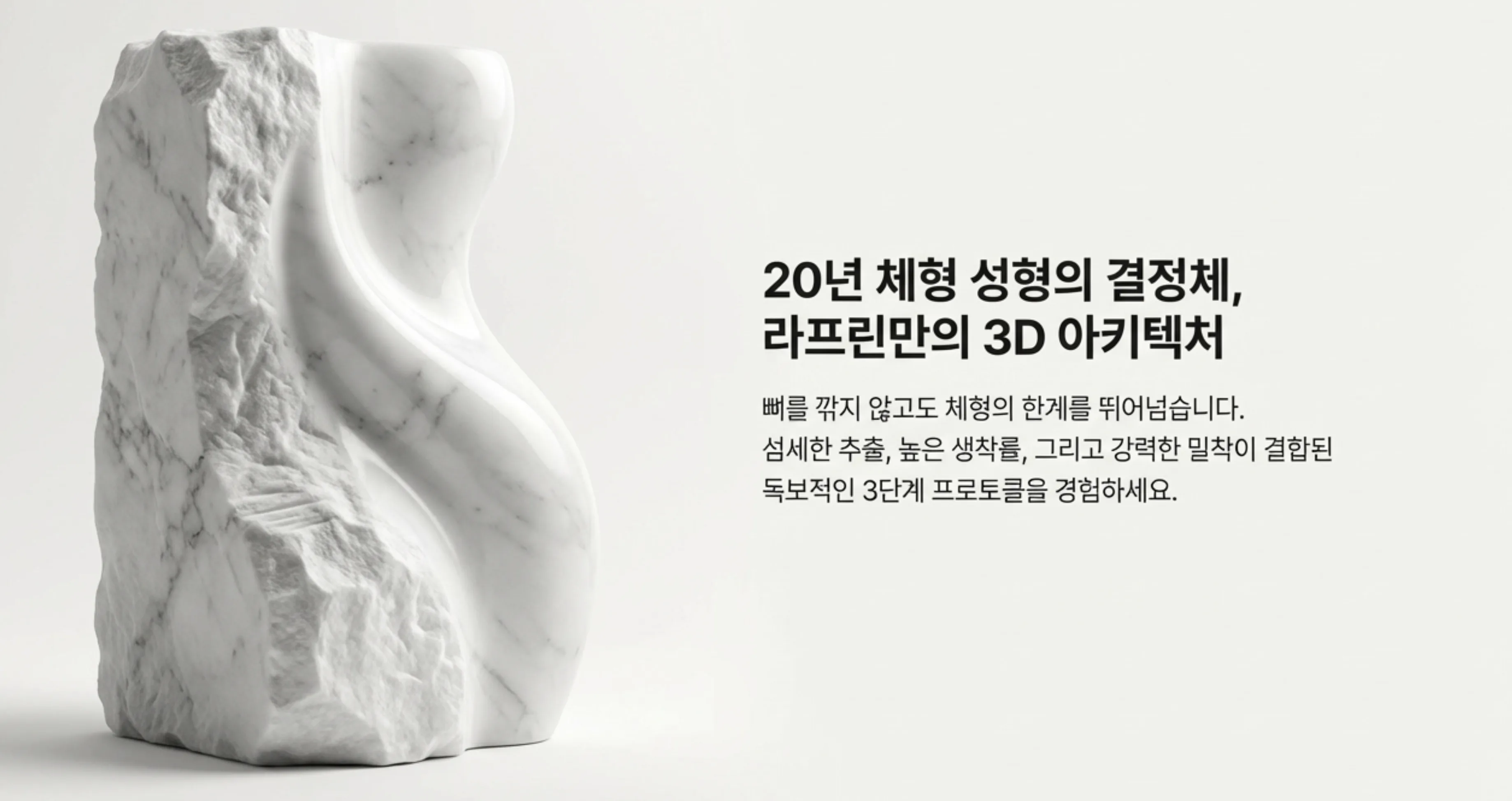 25年体型形成の集大成 ラプリン独自の3Dアーキテクチャプロトコル